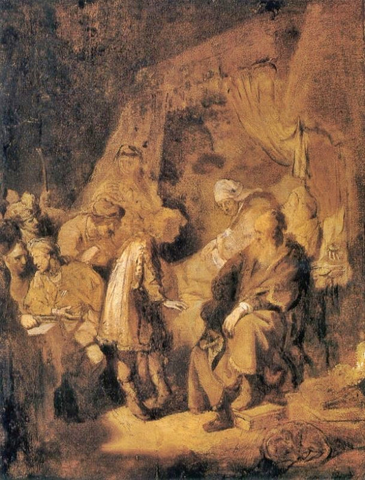 Joseph Tells His Dreams by Rembrandt van Rijn