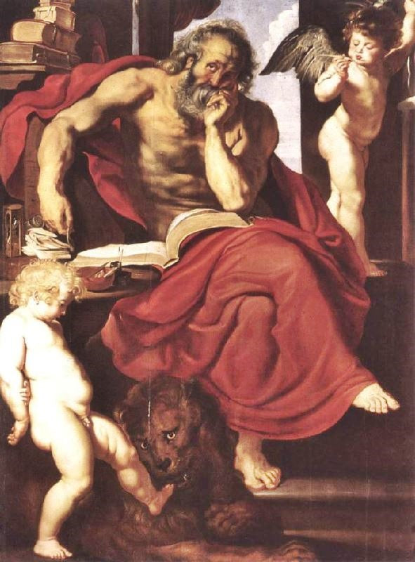 ST JEROME IN HIS HERMITAGE
