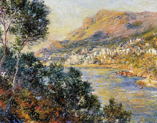 Monte Carlo Seen From Roquebrune by Claude Oscar Monet