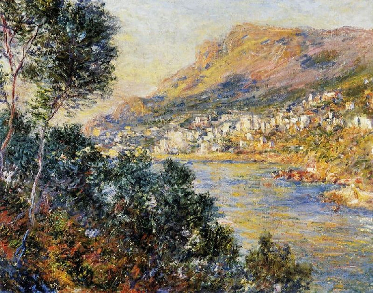 Monte Carlo Seen From Roquebrune by Claude Oscar Monet