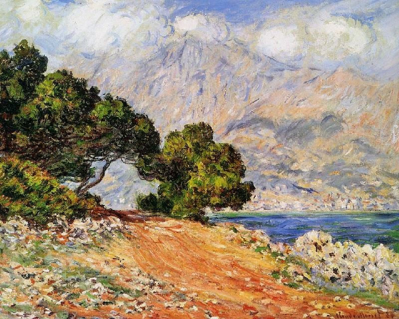 Meton Seen From Cap Martin by Claude Oscar Monet