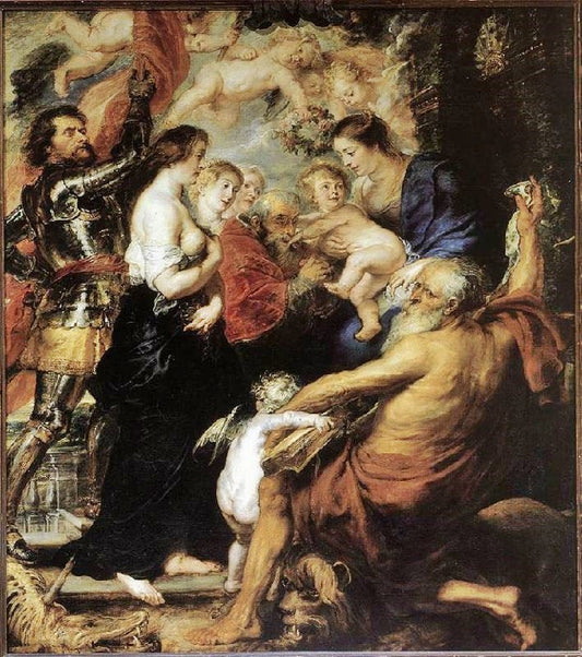 Our Lady With The Saints by Peter Paul Rubens