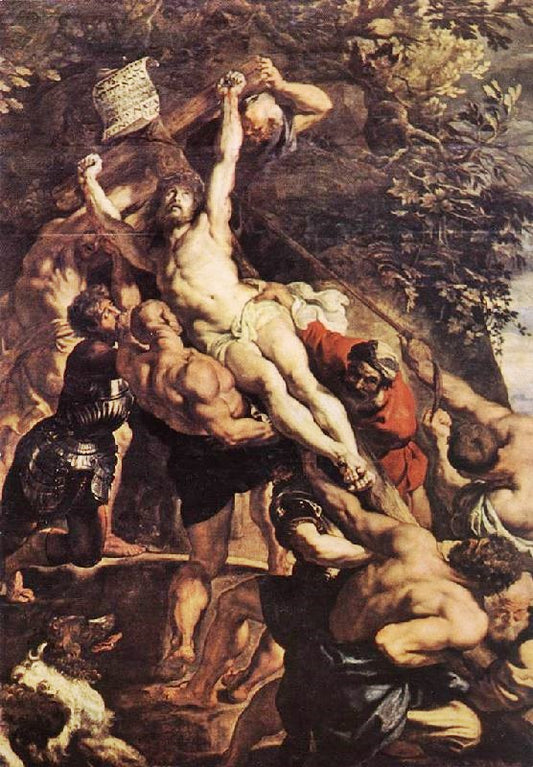 Raising Of The Cross, Detail by Peter Paul Rubens