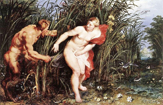 Pan And Syrinx by Peter Paul Rubens
