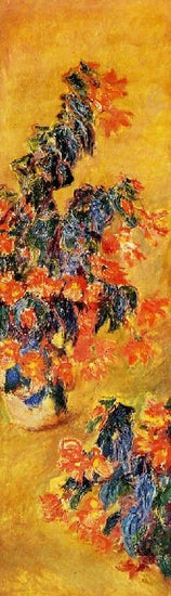 Red Azalias In A Pot by Claude Oscar Monet