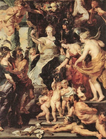 The Happiness Of The Regency by Peter Paul Rubens