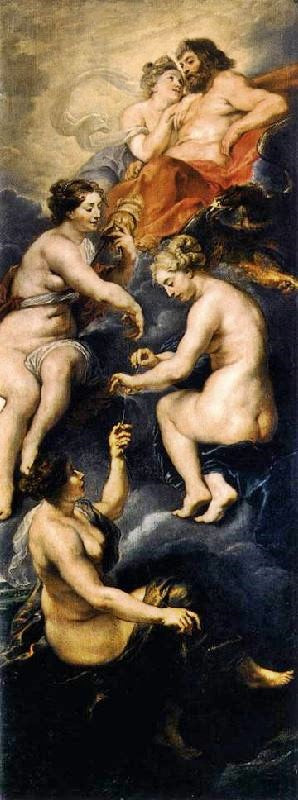 The Fate Spinning Marie’S Destiny by Peter Paul Rubens