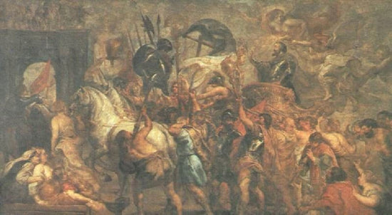 Triumphal Entry Of Henry Iv Into Paris by Peter Paul Rubens