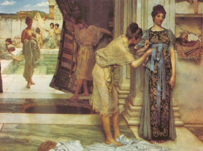 The Frigidarium by Sir Lawrence Alma-Tadema