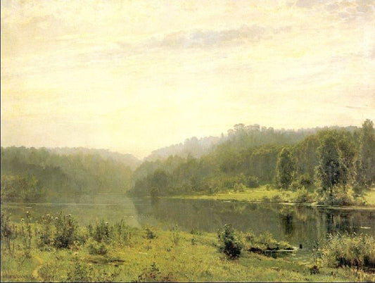 Foggy Morning by Ivan Ivanovich Shishkin