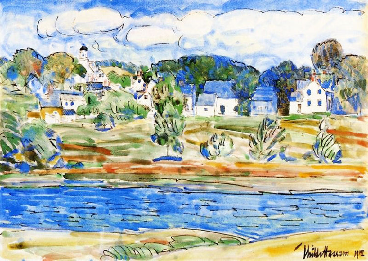 Newfields, New Hampshire by Childe Hassam