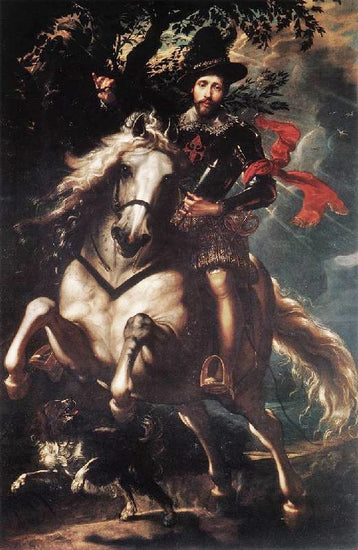 Equestrian Portrait Of Giancarlo Doria by Peter Paul Rubens