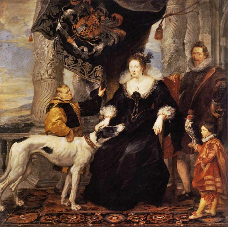 PORTRAIT OF LADY ARUNDEL WITH HER TRAIN