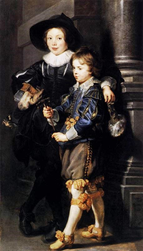 Albert And Nicolaas Rubens by Peter Paul Rubens
