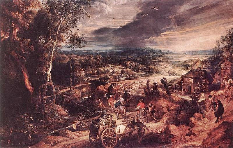 SUMMER: PEASANTS GOING TO MARKET