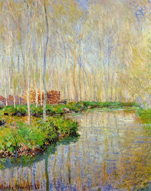 The River Epte by Claude Oscar Monet