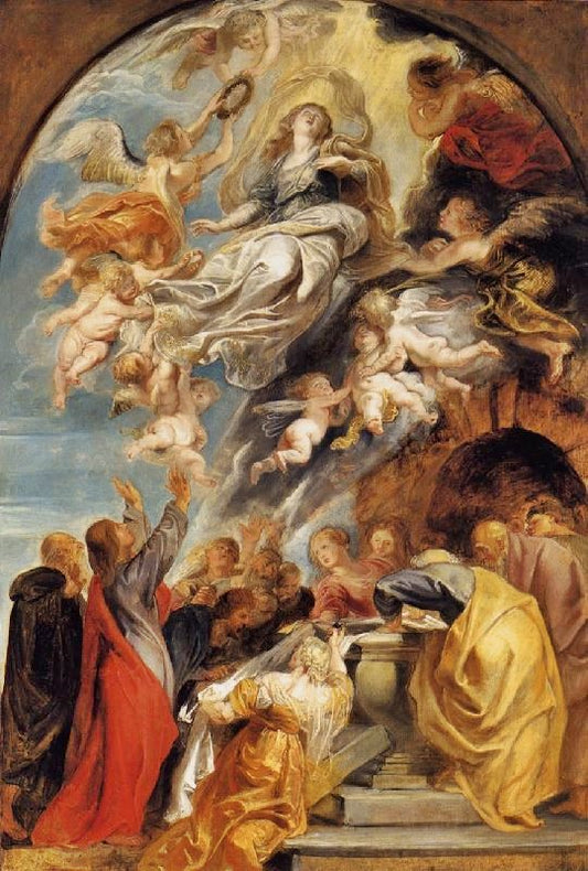 The Assumption Of Mary by Peter Paul Rubens