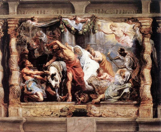 The Victory Of Eucharistic Truth Over Heresy by Peter Paul Rubens