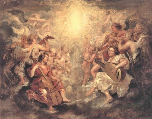 Music Making Angels by Peter Paul Rubens