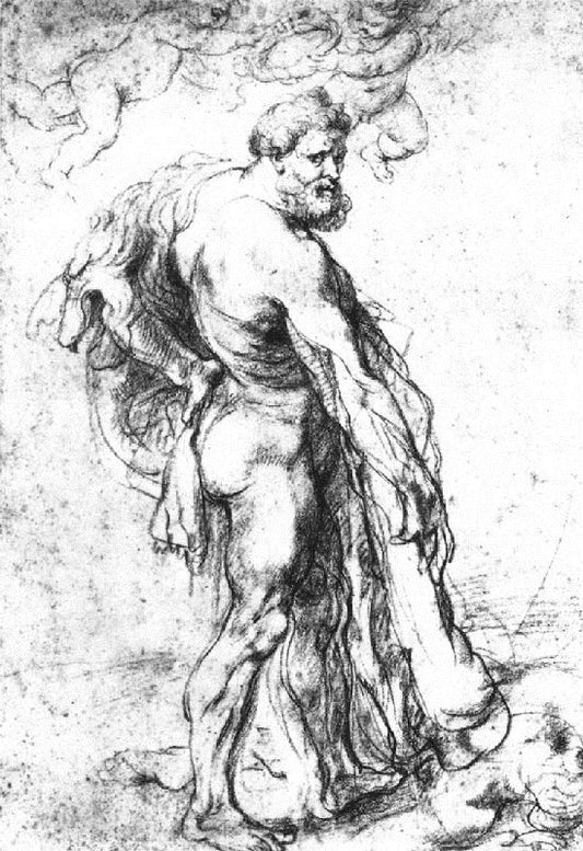 Hercules Crowned By Genii by Peter Paul Rubens
