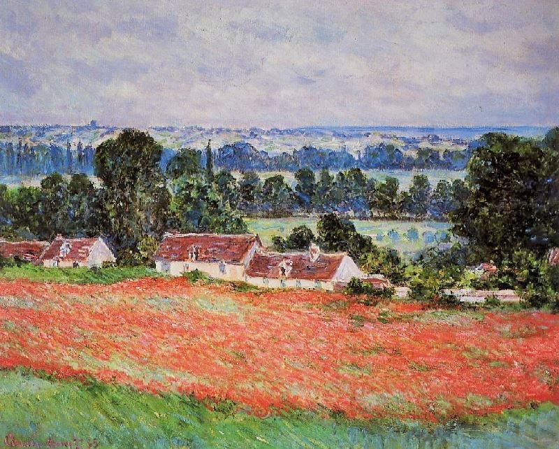 POPPY FIELD AT GIVERNY