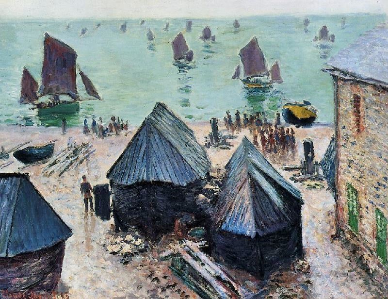 THE DEPARTURE OF THE BOATS, ETRETAT