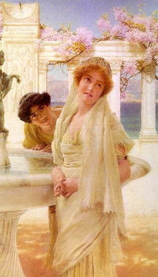 A Difference Of Opinion by Sir Lawrence Alma-Tadema