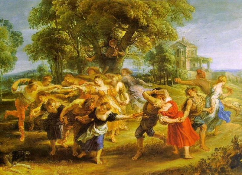 A Peasant Dance by Peter Paul Rubens