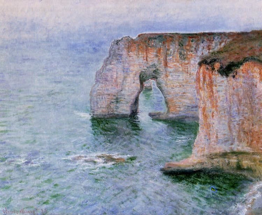 The Manneport Seen From The East by Claude Oscar Monet
