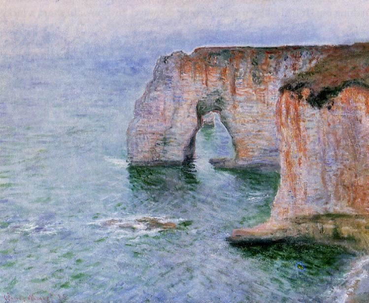 The Manneport Seen From The East by Claude Oscar Monet