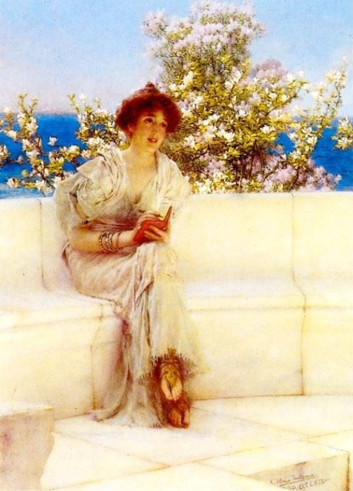 The Year’S At The Spring. All’S Right With The World by Sir Lawrence Alma-Tadema