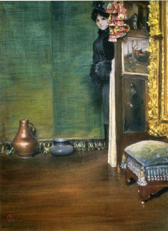 May I Come In? by William Merritt Chase