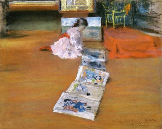 Shinnecock Interior Studio by William Merritt Chase