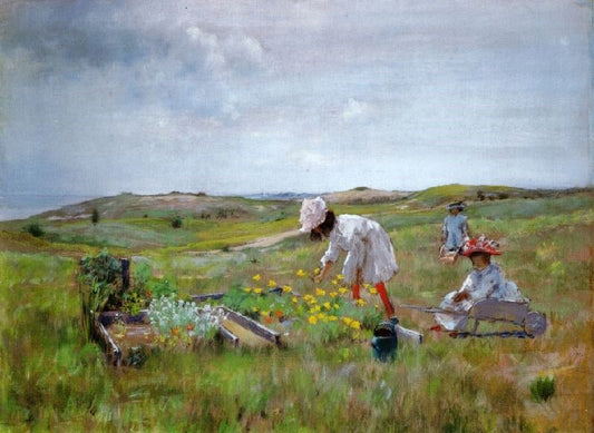 The Little Garden by William Merritt Chase