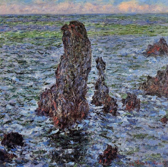 The ’Pyramids’ At Port-Coton by Claude Oscar Monet