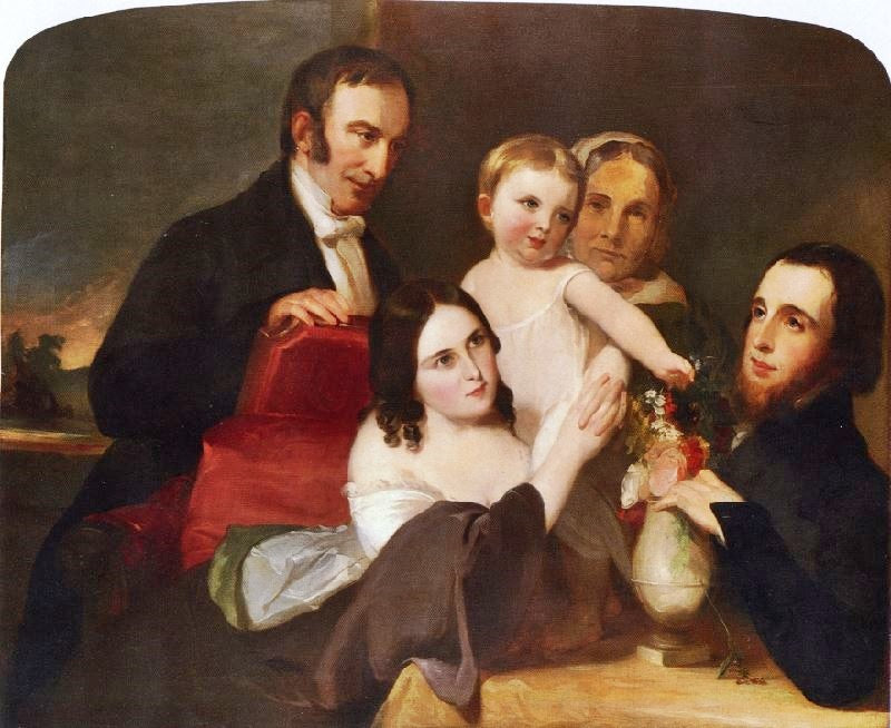 The Alexander Family Group Portrait by Thomas Sull