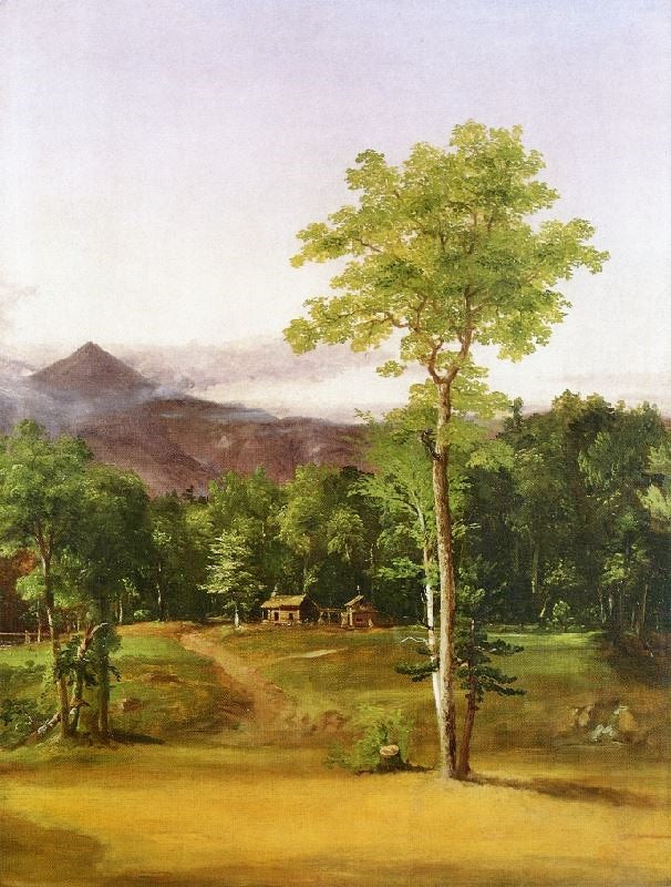 Cabin In The Woods, North Conway, New Hampshire by Thomas Cole