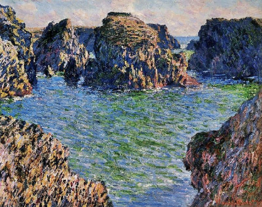 Coming Into Port-Goulphar, Belle-Ile by Claude Oscar Monet