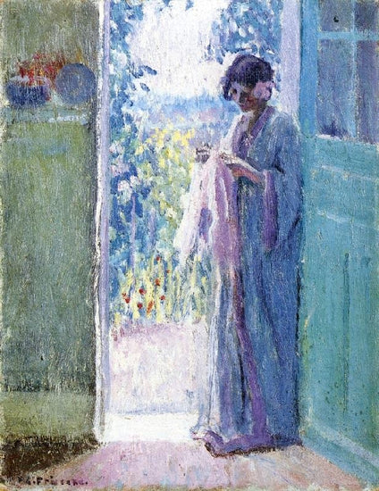 Woman In A Doorway by Frederick Carl Frieseke