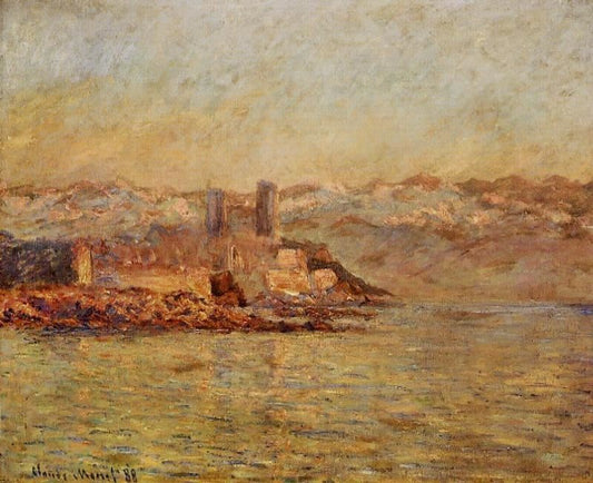 Antibes And The Maritime Alps by Claude Oscar Monet