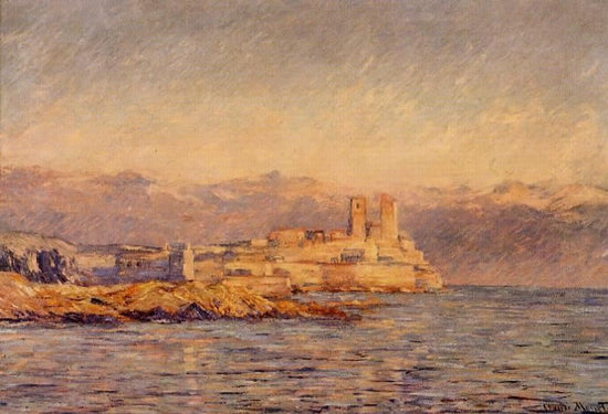 The Castle In Antibes by Claude Oscar Monet