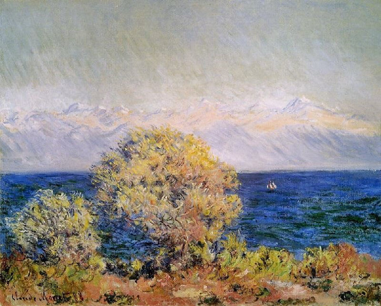 At Cap D’Antibes, Mistral Wind by Claude Oscar Monet