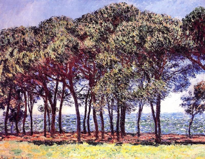 Pine Trees, Cap D’Antibes by Claude Oscar Monet