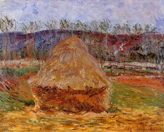 Grainstack At Giverny by Claude Oscar Monet