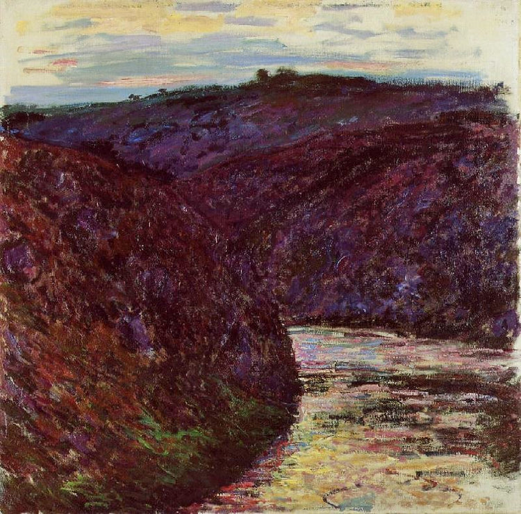 Gorge Of The Creuse by Claude Oscar Monet
