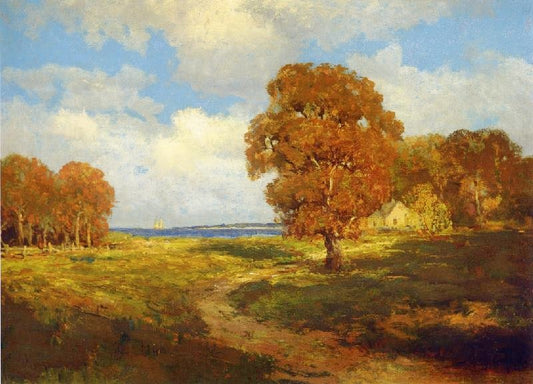 Glimpse Of The Sea, Long Island by Julian Onderdonk