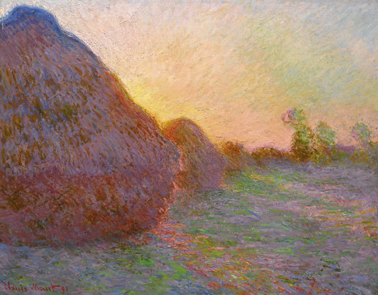 Grainstacks by Claude Oscar Monet