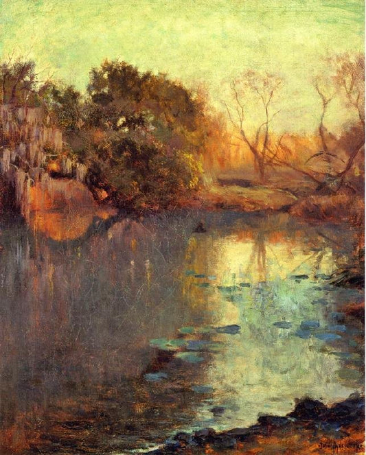 On The San Antonio River by Julian Onderdonk
