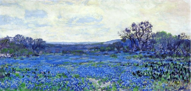 Field Of Bluebonnets by Julian Onderdonk