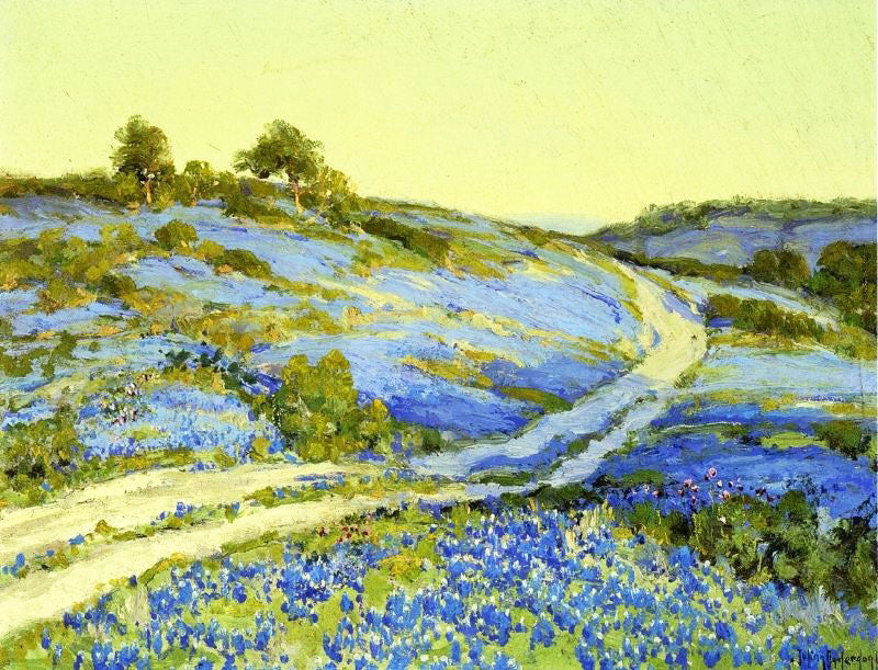 Bluebonnets, Late Afternoon by Julian Onderdonk